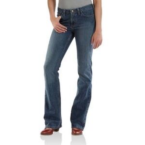 Carhartt Original Fit Denim Boot Cut Work Jeans | Sturdy | Work Wear